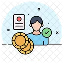 Bitcoin Cryptocurrency Coins Icon