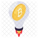 Bitcoin Idea Cryptocurrency Idea Crypto Idea Icon