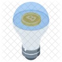Bitcoin Idea Financial Innovation Crypto Idea Icon