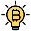 Bitcoin Idea Light Idea Icon