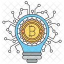 Bitcoin Security Idea Icon