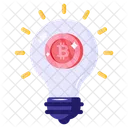 Bitcoin Idea Crypto Idea Financial Innovation Icon