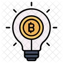 Bitcoin Cryptocurrency Idea Icon