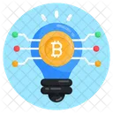 Bitcoin Idee Kreative Bitcoin Blockchain Idee Symbol