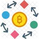 Bitcoin In Bearbeitung Bitcoin Mining Bitcoin Transaktion Symbol