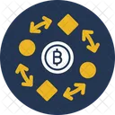 Bitcoin In Bearbeitung Bitcoin Mining Bitcoin Transaktion Symbol