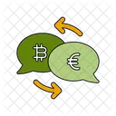 Bitcoin in Euro  Icon