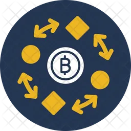 Bitcoin in process  Icon