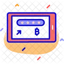 Bitcoin In Process  Icon