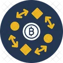 Bitcoin in process  Icon