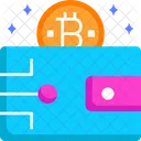 Bitcoin In Purse  Icon