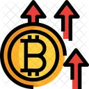 Bitcoin Increase Bitcoin Growth Bitcoin Profit Icon