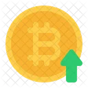 Bitcoin increase  Icon