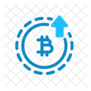 Bitcoin Increase  Icon