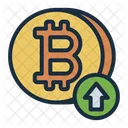 Increase Value Bitcoin Icon