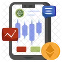 Bitcoin Analytics Cryptocurrency Crypto Icon