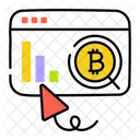 Bitcoin Infographics  Icon