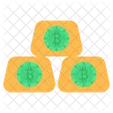 Bitcoin Ingots  Icon