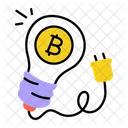 Bitcoin Innovation Crypto Idea Crypto Innovation Icône