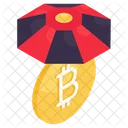 Bitcoin Insurance Cryptocurrency Security Crypto Icon