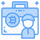 Inversor bitcoin  Icono