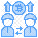 Inversor bitcoin  Icono