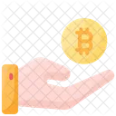 Investieren Investmentfonds Bitcoin Symbol