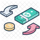 Bitcoin Investment Contribution Asset Icon