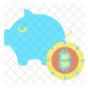 Piggy Bank Bitcoin Bitcoin Investment Bitcoin Piggy Bank Icon