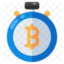 Bitcoin Investment Time Time Is Money Crypto Icon