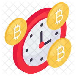 Bitcoin Investment Time  Icon