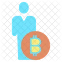 Business Bitcoin Cryptocurrency Bitcoin Investor Broker Icon