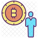 Business Bitcoin Investor Broker Icon