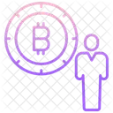 Business Bitcoin Investor Broker Icon