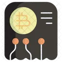 Bitcoin Invoice Bitcoin Bill Invoice Icon