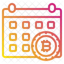 Bitcoin-Kalender  Symbol