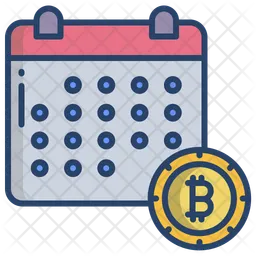 Bitcoin-Kalender  Symbol