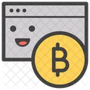 Bitcoin Karte Emoticon Emotionen Symbol