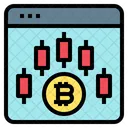 Bitcoin-Kerzen  Symbol