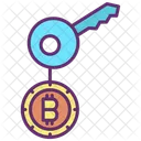 Key Bitcoin Key Digital Key Icon