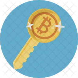 Bitcoin Key  Icon