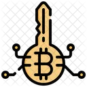 Bitcoin Key Crypto Bitcoin Icon