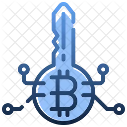 Bitcoin Key  Icon