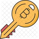 Bitcoin Key  Icon