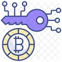 Bitcoin key  Icon