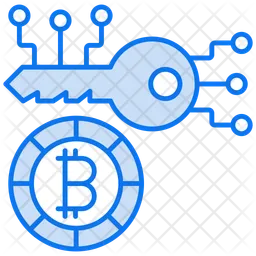 Bitcoin key  Icon