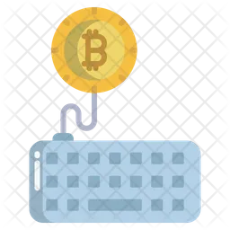 Bitcoin Keyboard  Icon