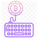 Bitcoin Keyboard Keyboard Bitcoin Icon
