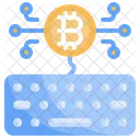 Bitcoin Keyboard Money Bitcoin Icon