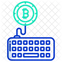Bitcoin Keyboard Keyboard Bitcoin Icon